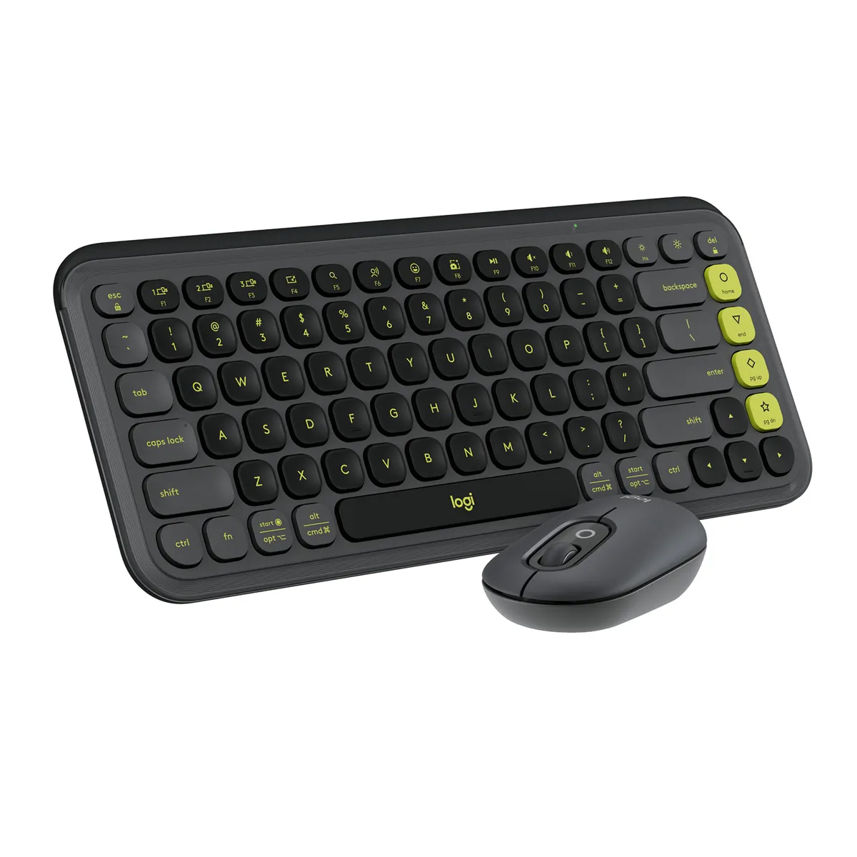 LOGITECH - Combo teclado mouse Logitech POP Icon Negro