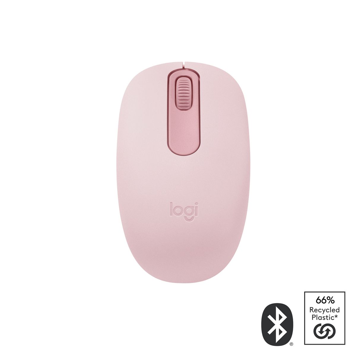 LOGITECH - Mouse Bluetooth Logitech M196 Rosa