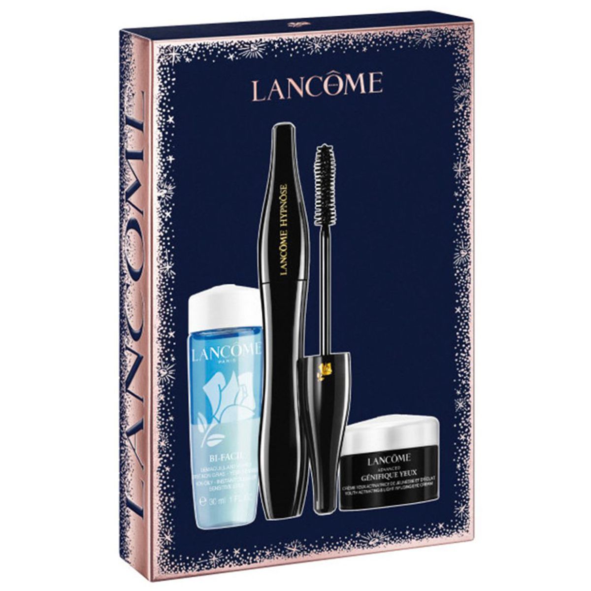 LANCOME - Sets de maquillaje ojos Hypnôse Mascara + Bi Facil Eye 30Ml + Génifique Eye Cream 5Ml Lancome Incluye: 3 productos