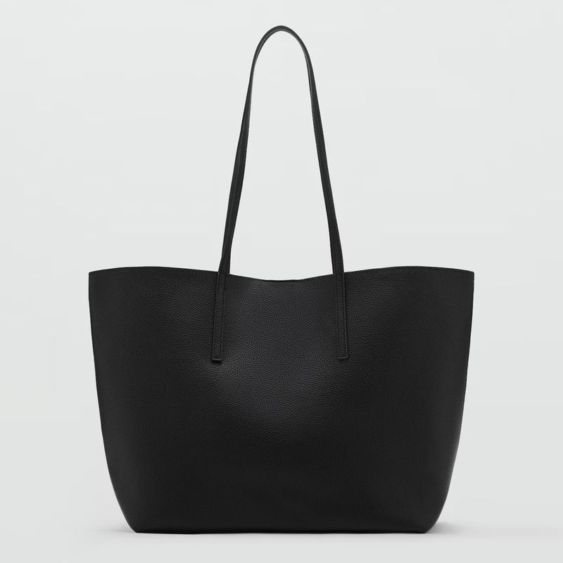 MANGO - Bolso MANGO para Mujer BOLSO TOTE MARIBEL NEGRO