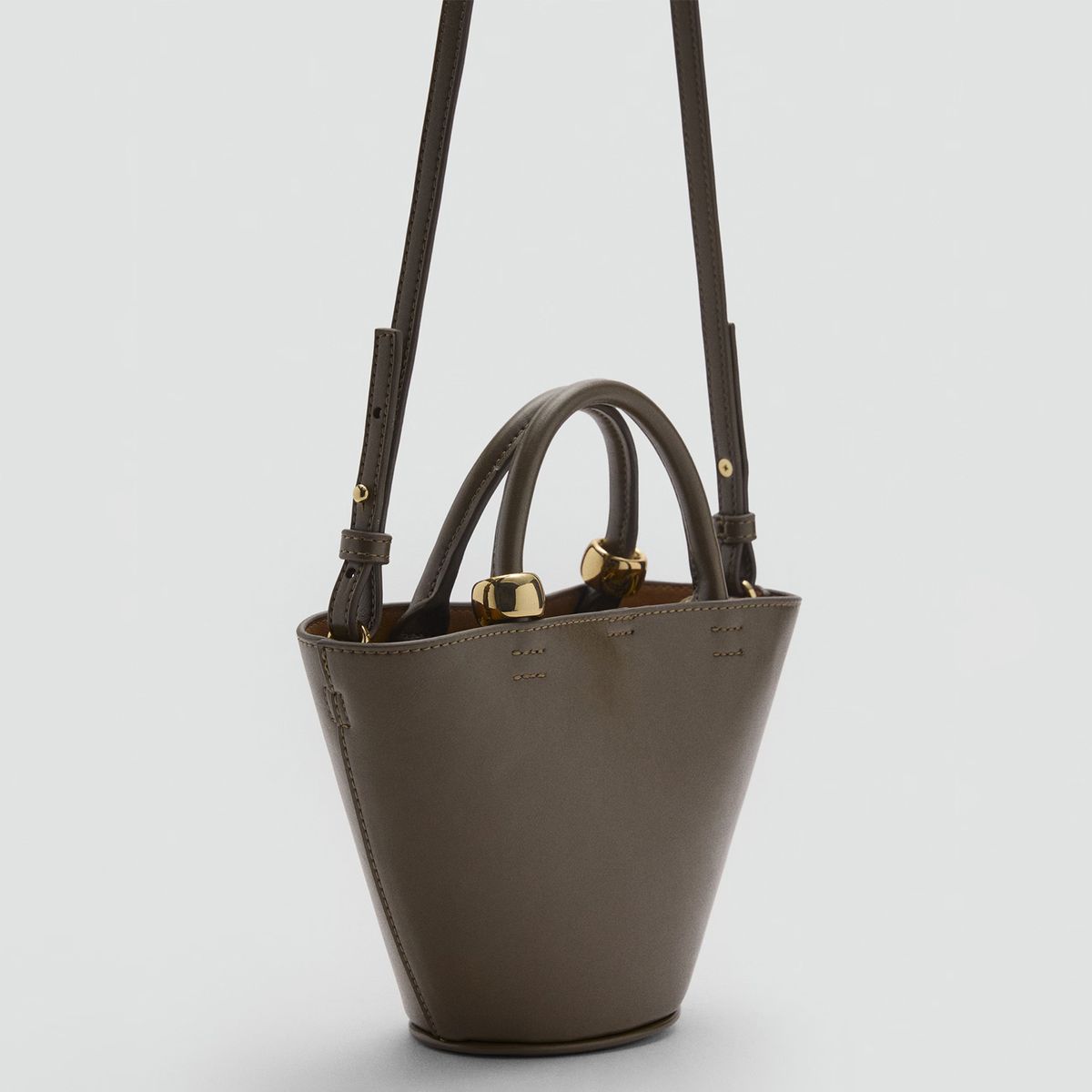 MANGO - Bolso MANGO para Mujer BANDOLERA METI KHAKI