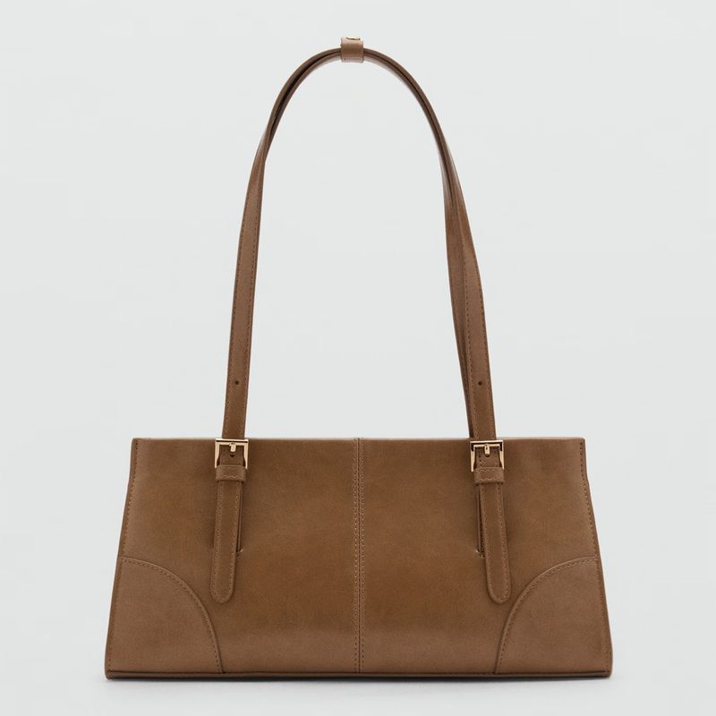 MANGO - Bolso MANGO para Mujer BOLSO SHOULDER SHARON CAMEL