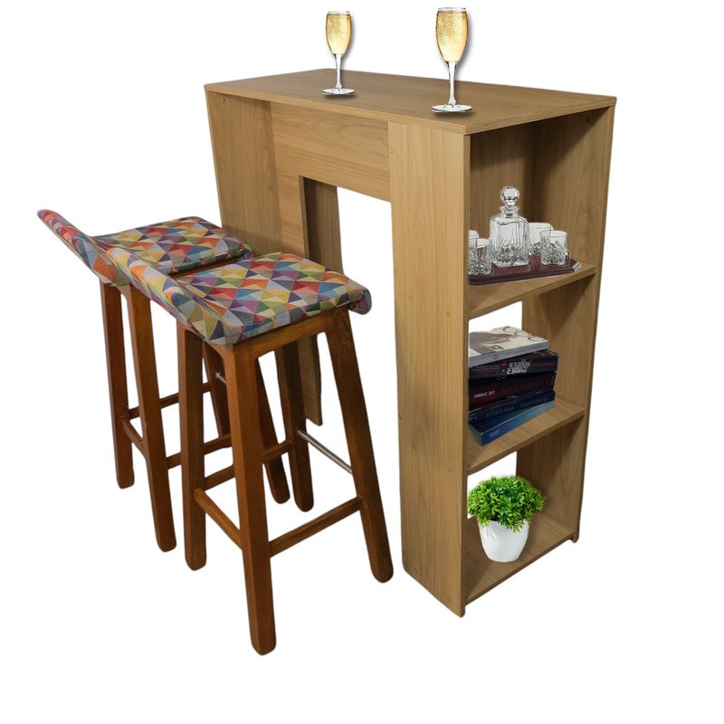 DKO DESIGN - Bares CBBARCANA050700 Cb Mesa Bar (Barra) Madrid +2 sillas Colors
