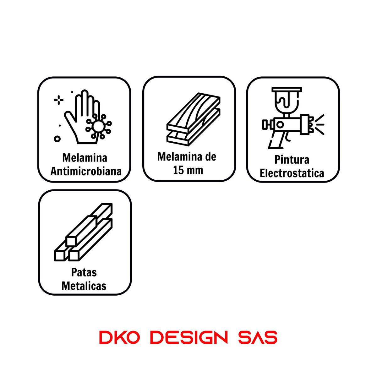 DKO DESIGN - Bares CBBARMADRID-05 Cb Mesa Bar (Barra)Madrid + 2sillas madera