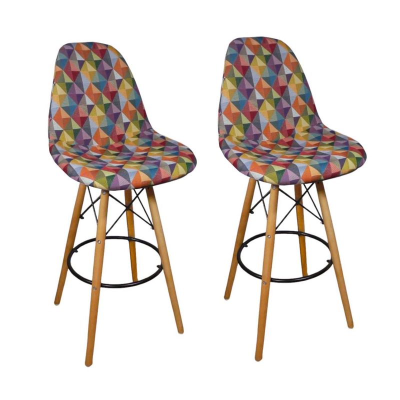 DKO DESIGN - Set Sillas Bar SETSBAREAME0700 Set x 2Sillas Bar Eames (110x46x39)Colors