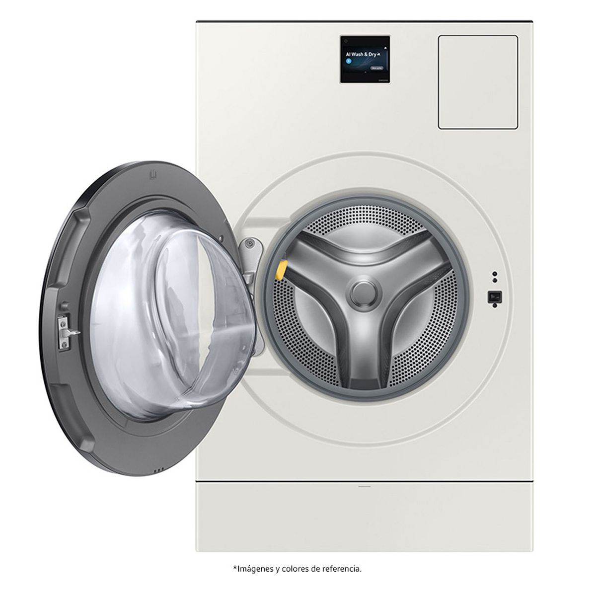 SAMSUNG - Lavadora Secadora Samsung Eléctrica 26 kg Bespoke AI Home Combo WD26FB8690BECO | Heat Pump - Secado Óptimo en 50% Menos Tiempo