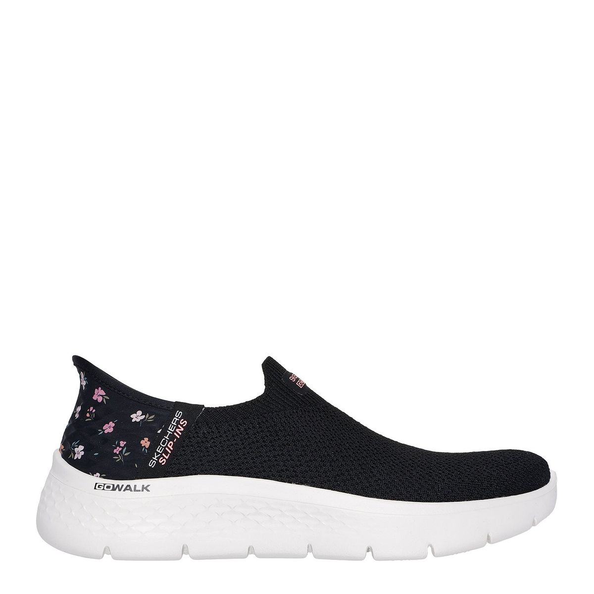 SKECHERS - Tenis Skechers Slip Ins Moda Go Walk Flex Sunset Rose Mujer Negro 