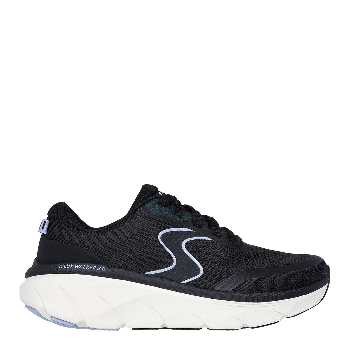 SKECHERS - Tenis Skechers Moda D'Lux Walker 2.0 Active Pace Mujer Negro 