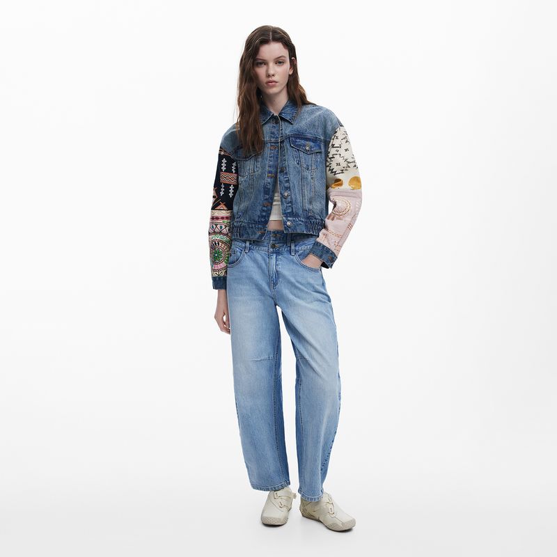 DESIGUAL - Chaqueta de jean Mujer de Algodón Desigual