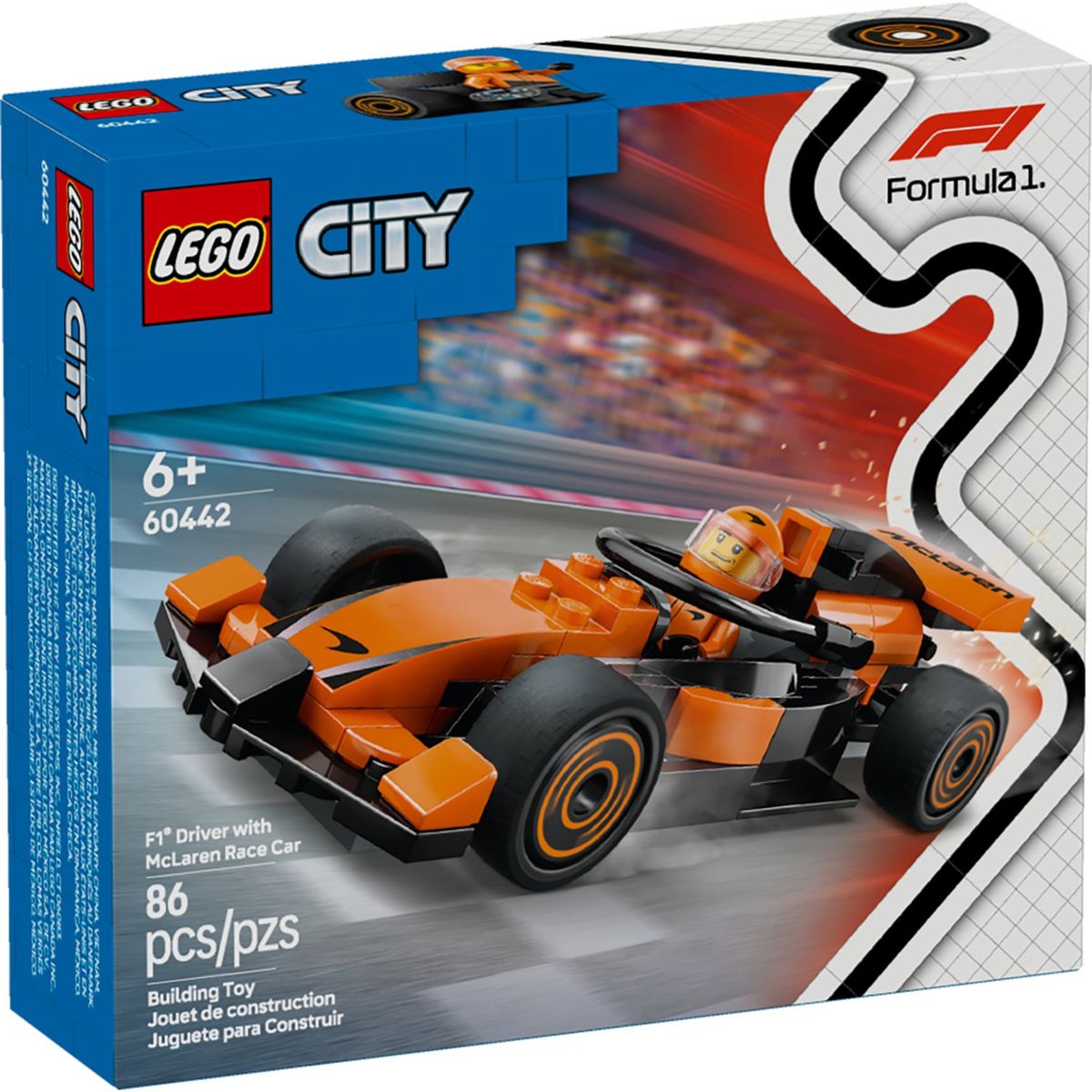 LEGO - LEGO: Carro de F1 escudería Mclaren con piloto
