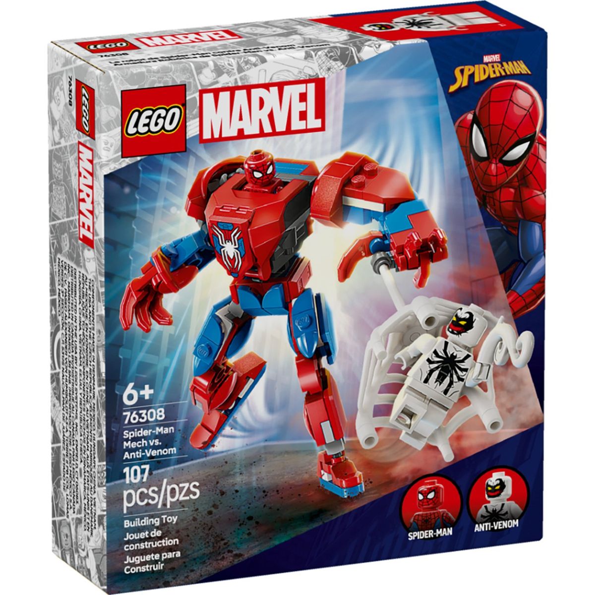 LEGO - LEGO: Marvel Armadura Robótica de Spider-man vs. El Anti Venom