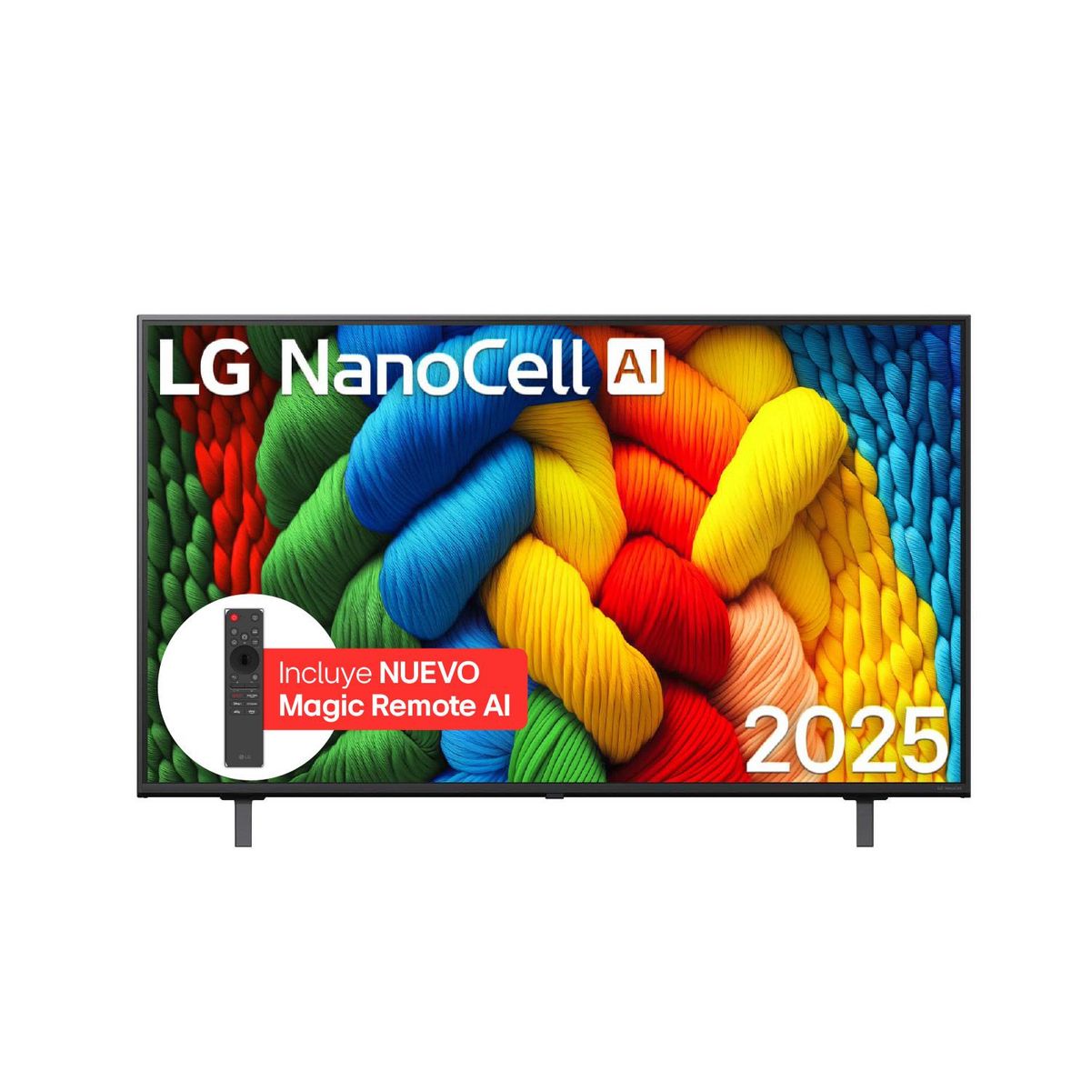 LG - Televisor | LG | 43 pulgadas | 4K Ultra HD | NANO CELL | 43NANO80ASAAWC