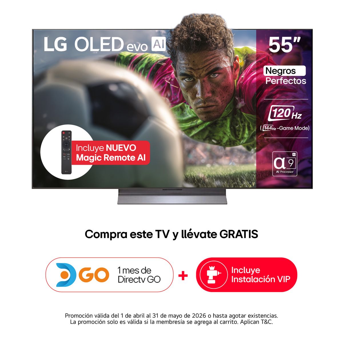 LG - Televisor | LG | 55 pulgadas | 4K UHD | OLED | OLED55C5PSA.AWC