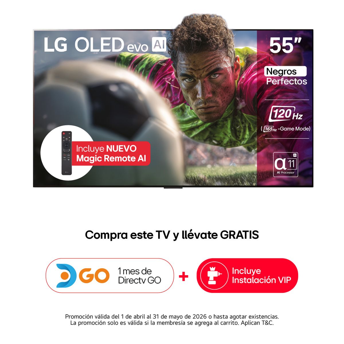 LG - Televisor | LG | 55 pulgadas | 4K Ultra HD | OLED | OLED55G5PSAAWC