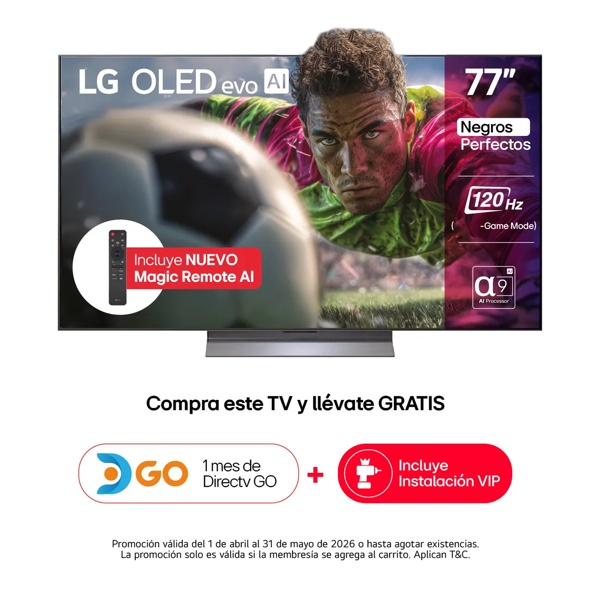 LG - Televisor | LG | 77 pulgadas | 4K UHD | OLED | OLED77C5PSA.AWC