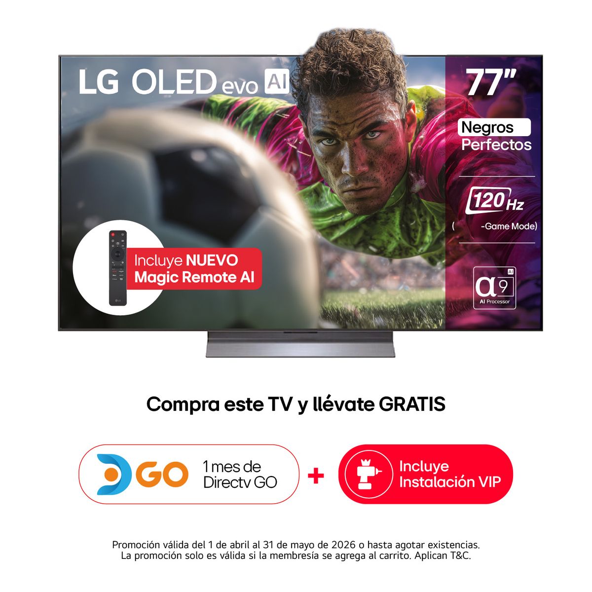LG - Televisor | LG | 77 pulgadas | 4K UHD | OLED | OLED77C5PSA.AWC