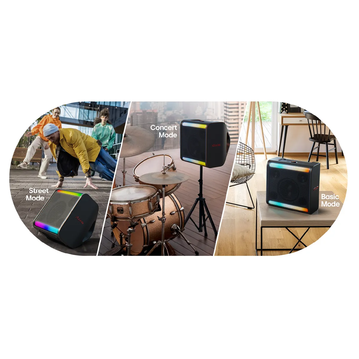 LG - Parlante bluetooth LG Parlante LG xboom Stage 301 Bluetooth Altavoz 120W RMS AI Sound, IPX4Negro