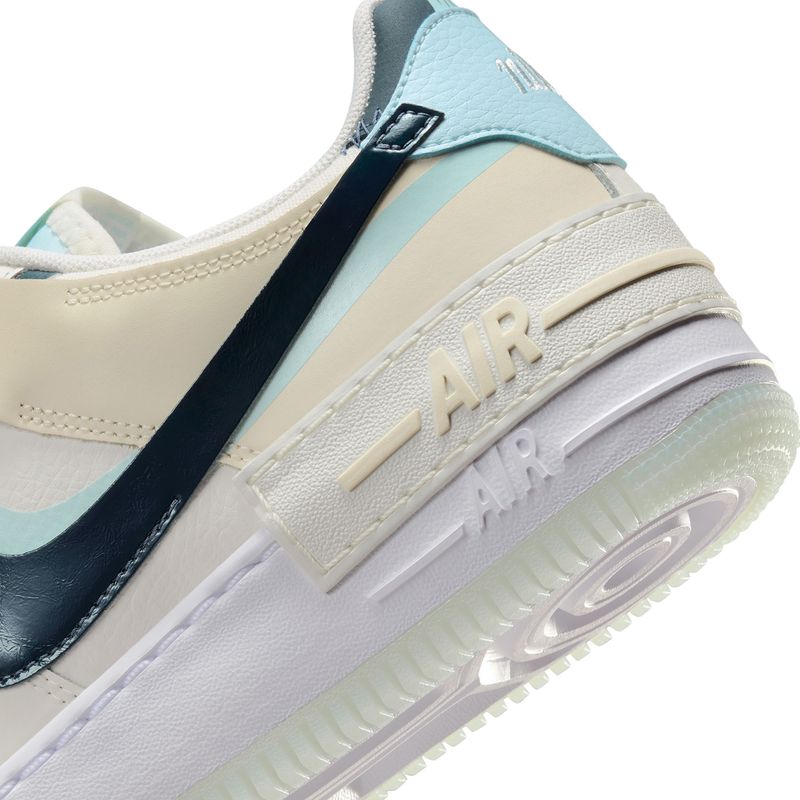 Tenis Nike Moda Air Force Shadow AF1 Mujer Blanco NIKE