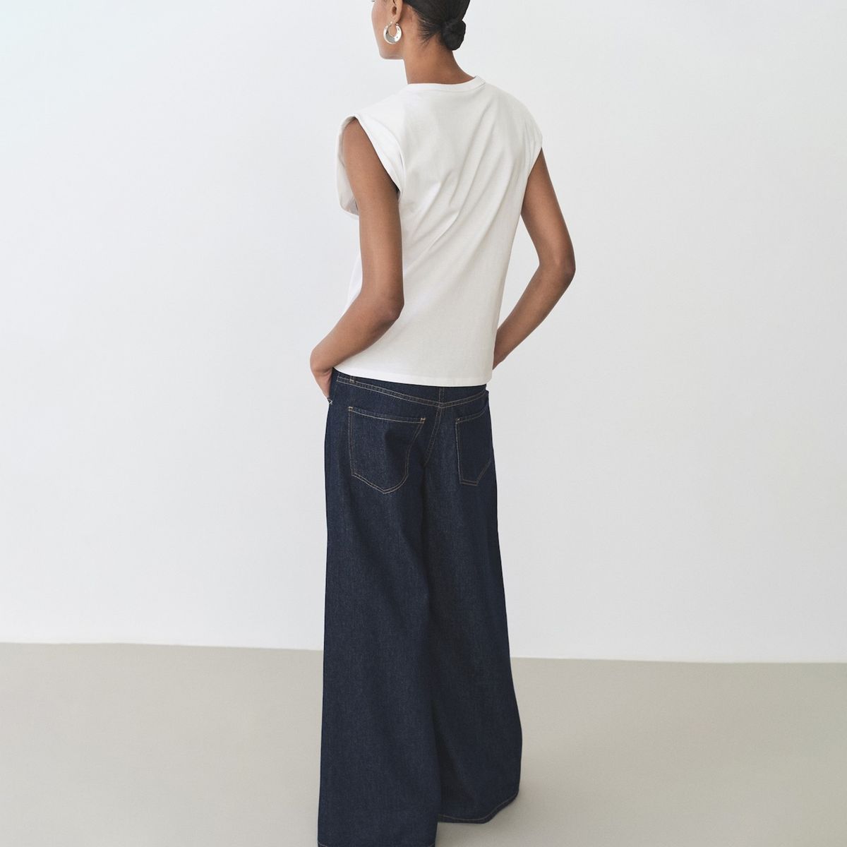 MANGO - Camiseta Mujer Manga corta MANGO