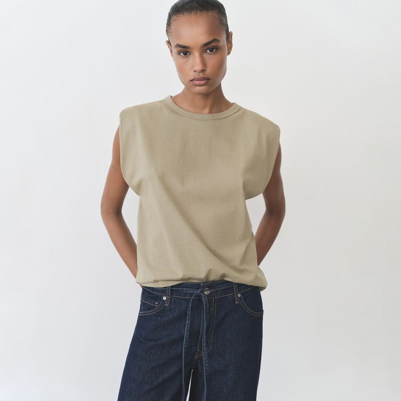 MANGO - Camiseta Mujer Manga corta MANGO