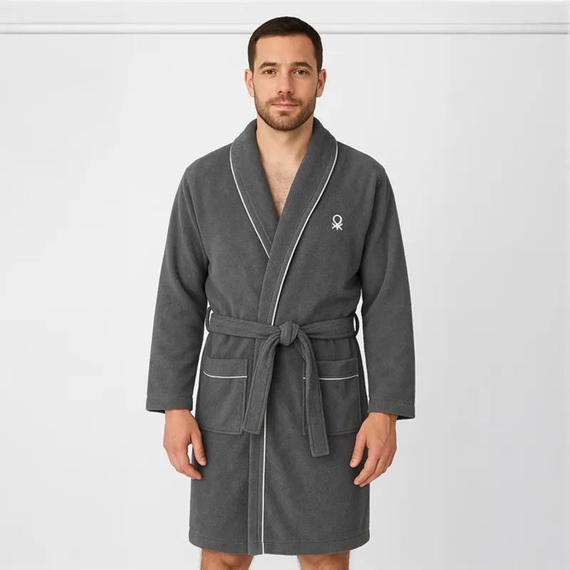 BENETTON - Bata de baño Unisex Medio Manga 3/4 Benetton