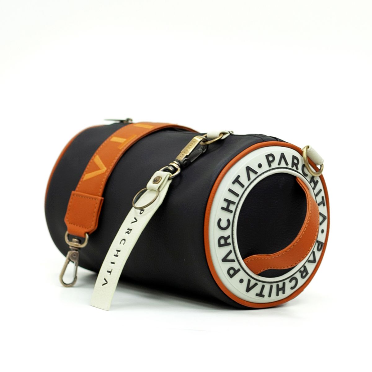 PARCHITA - Bolso Parchita Mujer Cruzada Cirilo Negro