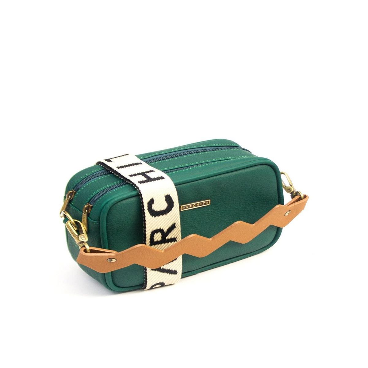 PARCHITA - Bolso Parchita Mujer Cruzada Dalia Verde Oscuro