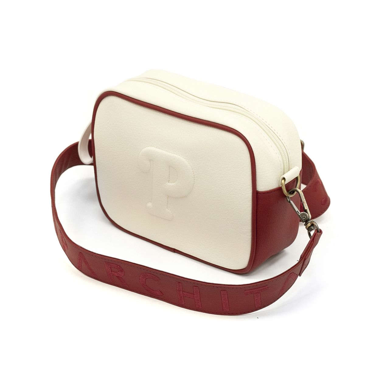 PARCHITA - Bolso Parchita Mujer Cruzada Luchi Marfil Claro x Apricot