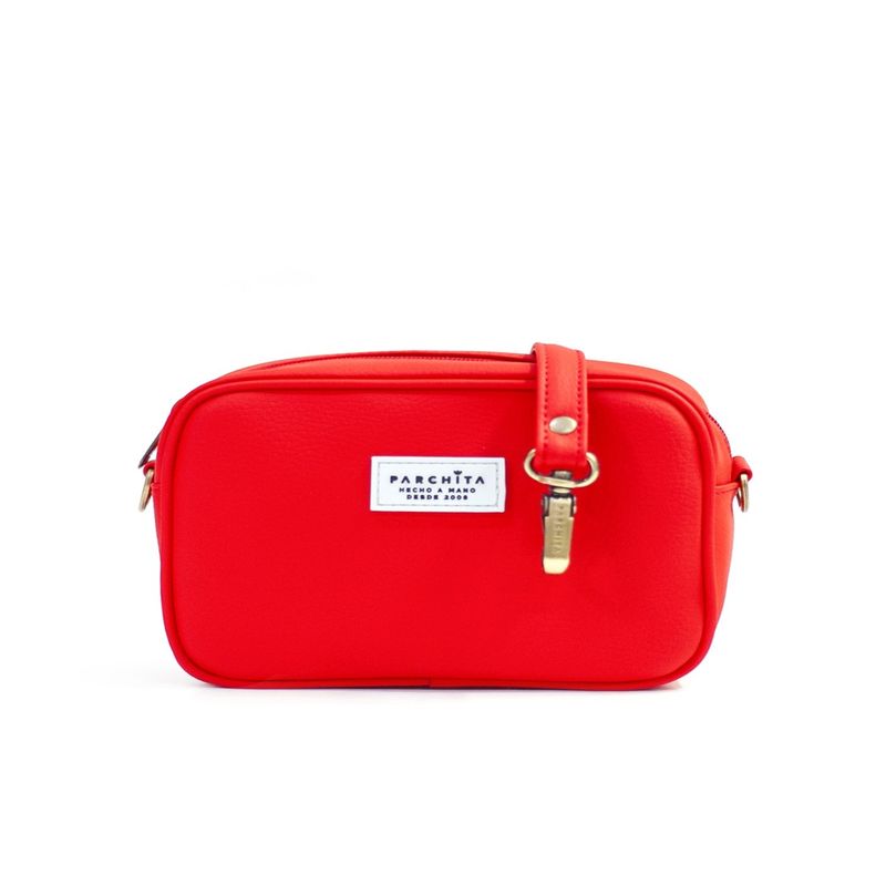 PARCHITA - Bolso Parchita Mujer Cruzada Mika Rojo