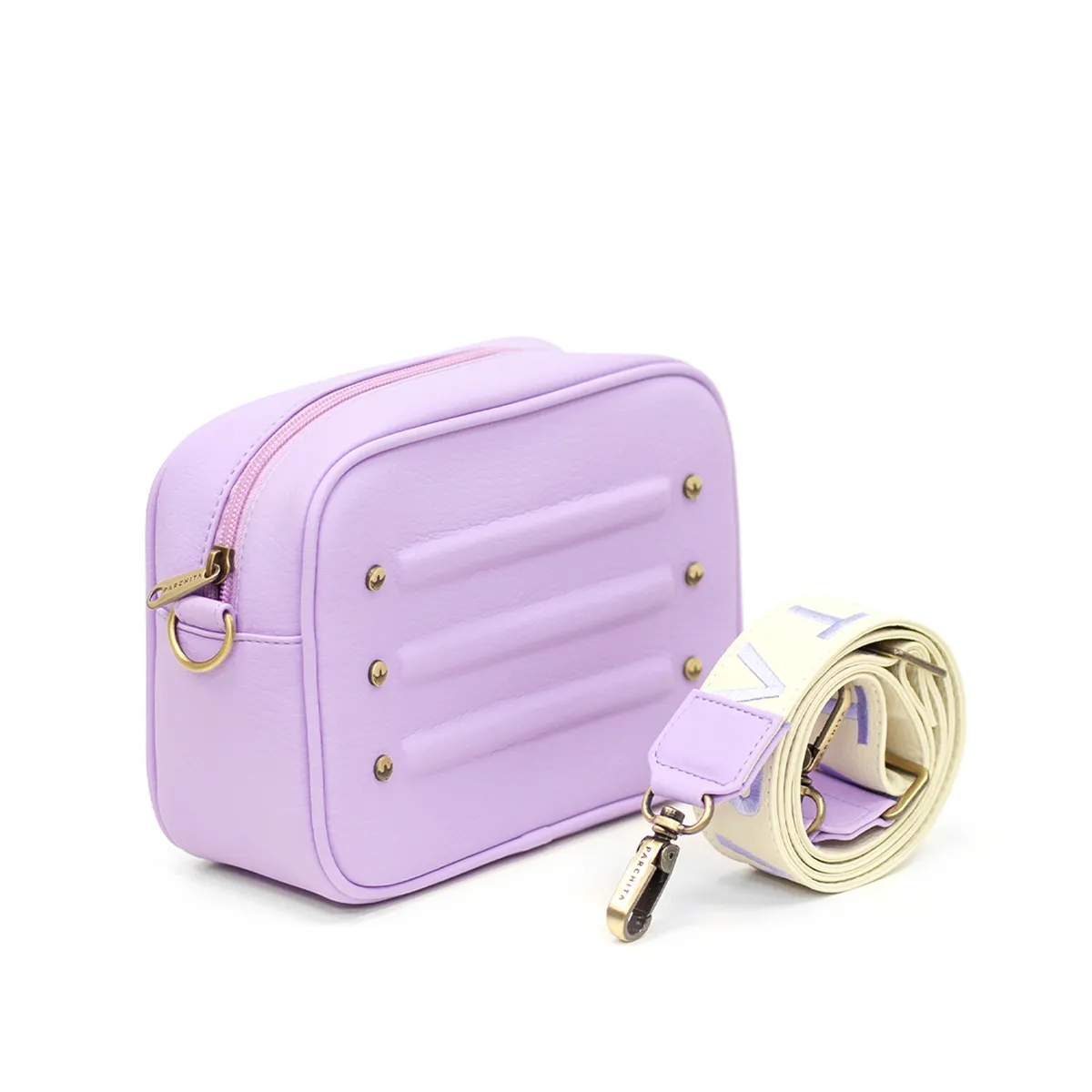 PARCHITA - Bolso Parchita Mujer Cruzada Nuba Lila