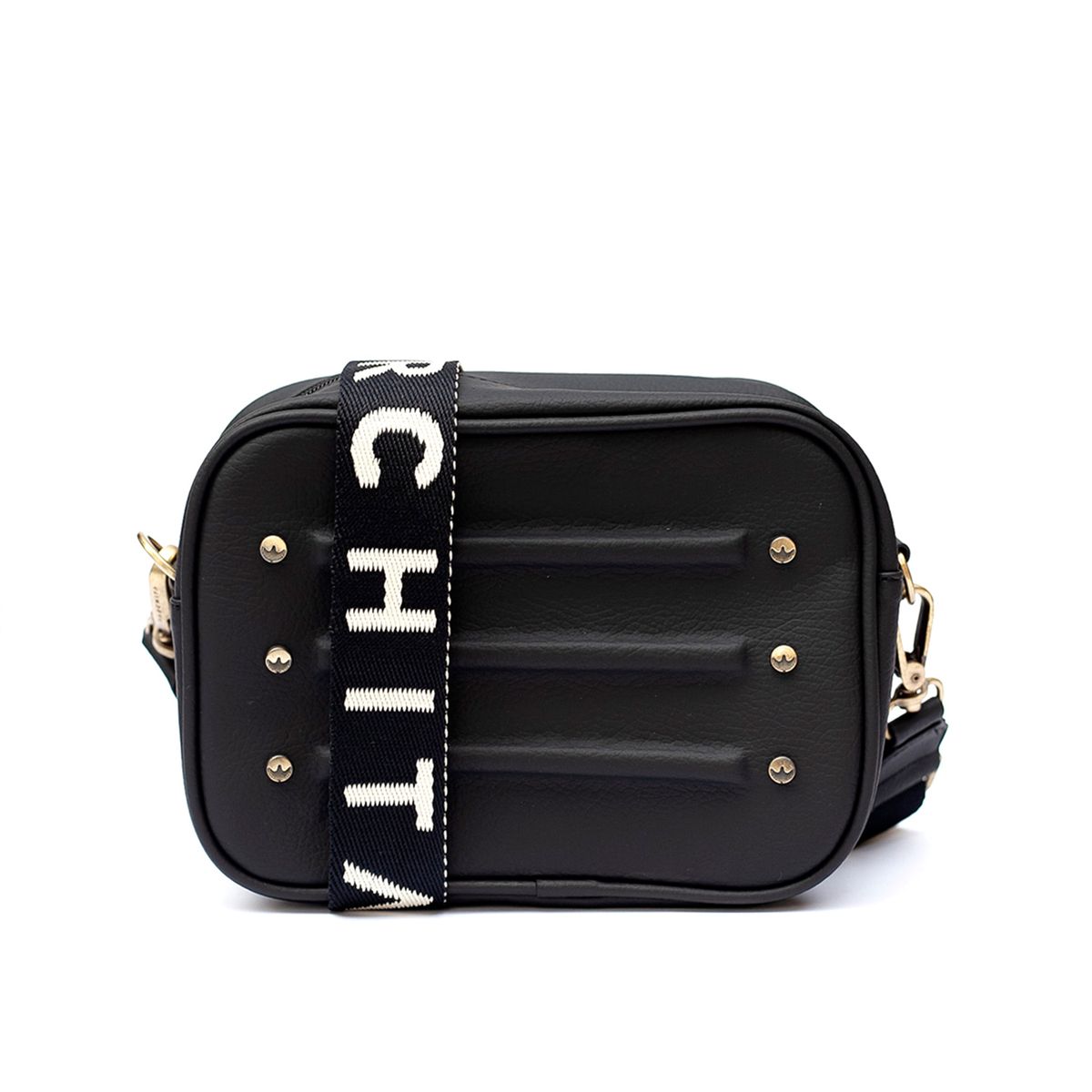 PARCHITA - Bolso Parchita Mujer Cruzada Nuba Negro