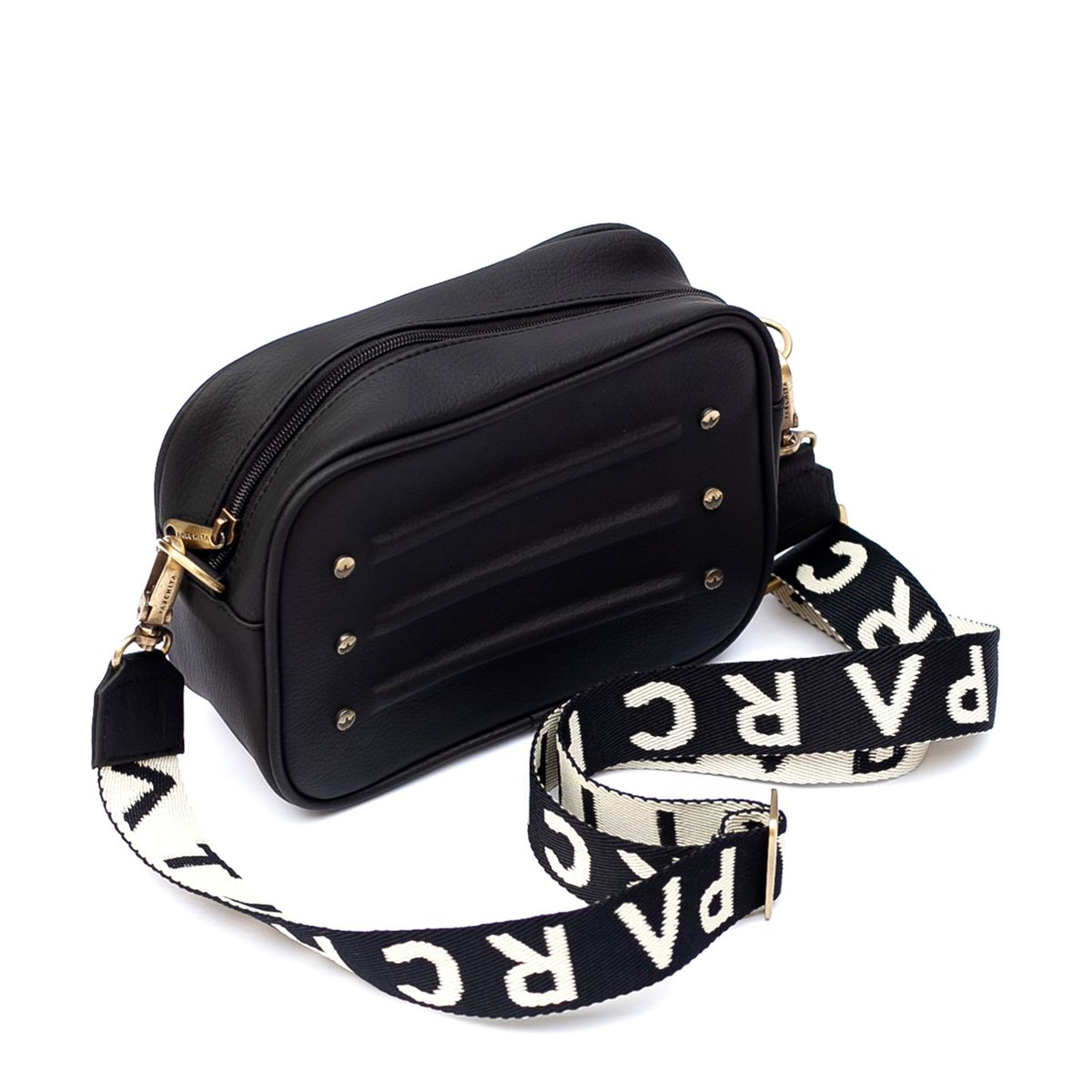 PARCHITA - Bolso Parchita Mujer Cruzada Nuba Negro