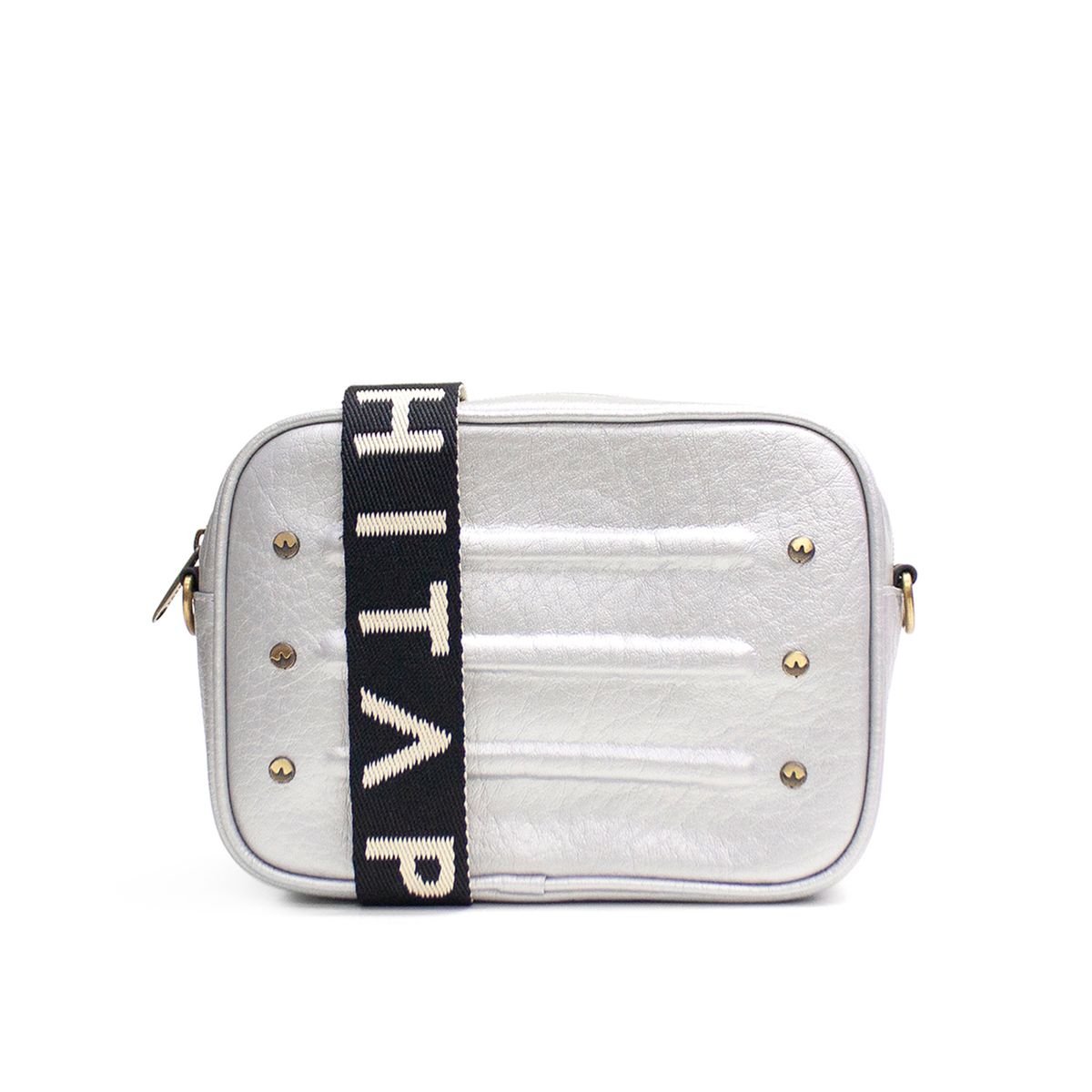 PARCHITA - Bolso Parchita Mujer Cruzada Nuba Plata
