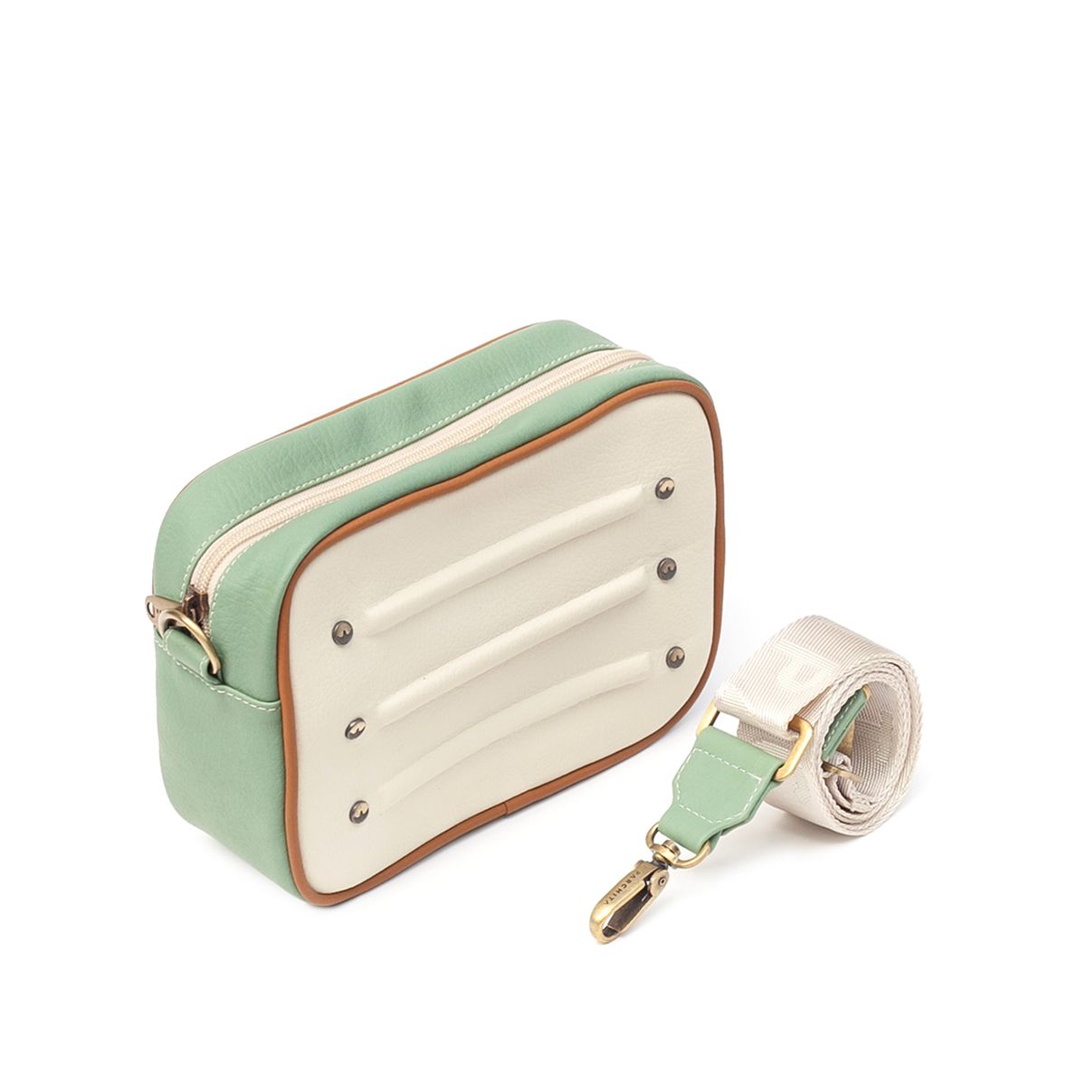 PARCHITA - Bolso Parchita Mujer Cruzada Nuba Verde Safari