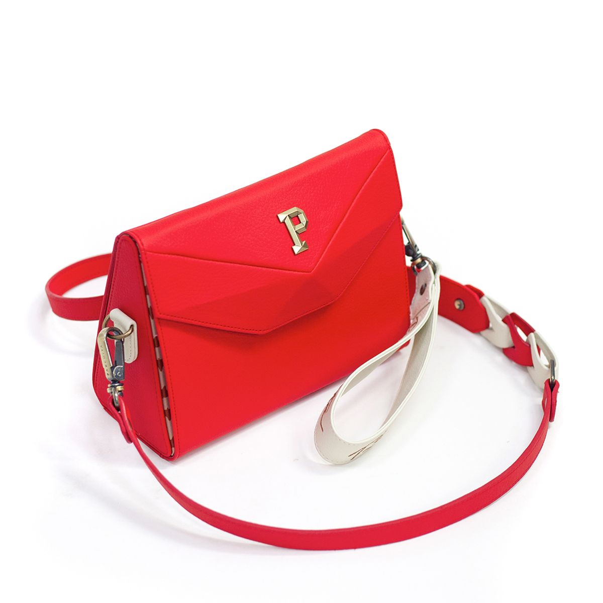 PARCHITA - Bolso Parchita Mujer De Hombro Mini Anny Rojo