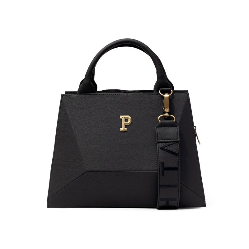 PARCHITA - Bolso Parchita Mujer De Mano Mini Kufra Negro