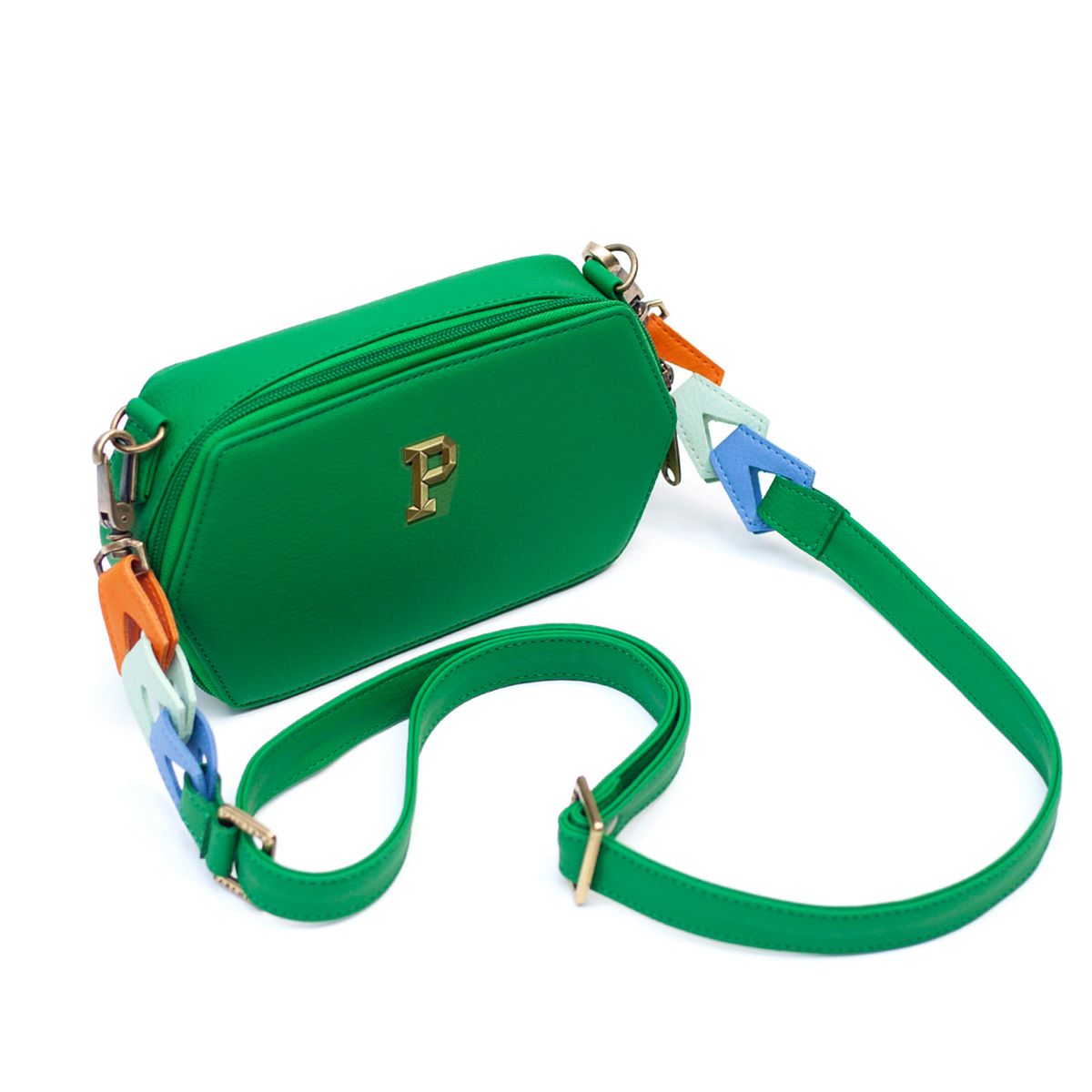 PARCHITA - Bolso Parchita Mujer Cruzada Mini Malibu Verde Antiquia