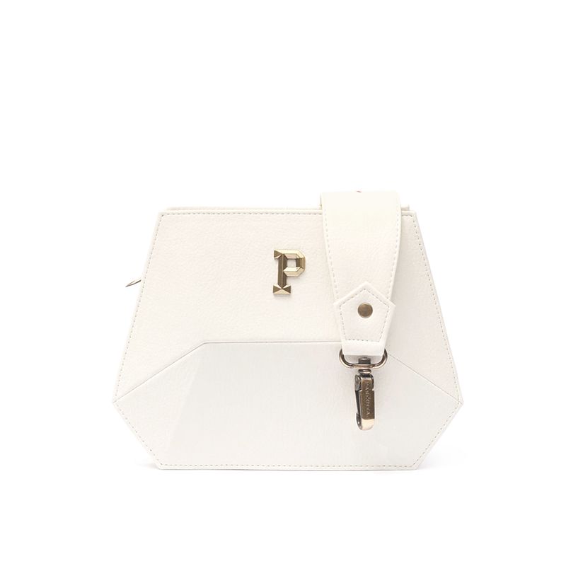 PARCHITA - Bolso Parchita Mujer De hombro Mini Simona Blanco