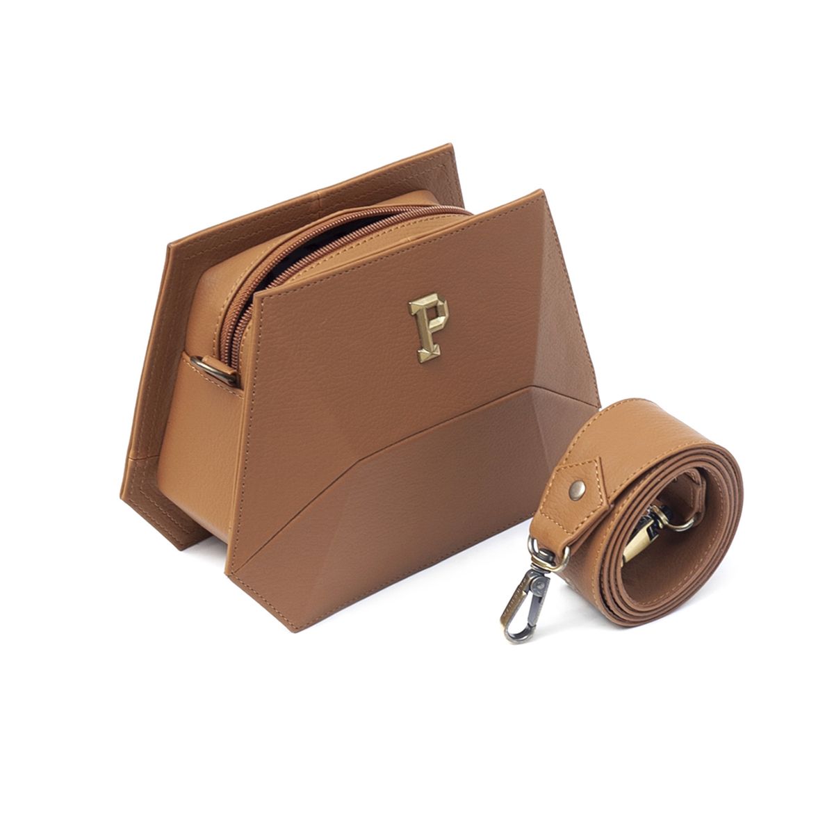 PARCHITA - Bolso Parchita Mujer De hombro Mini Simona Miel