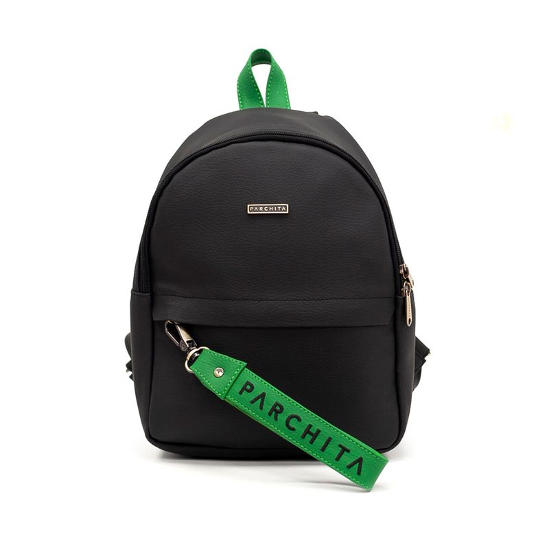 PARCHITA - Morral Parchita Unisex De hombro Bruno Negro