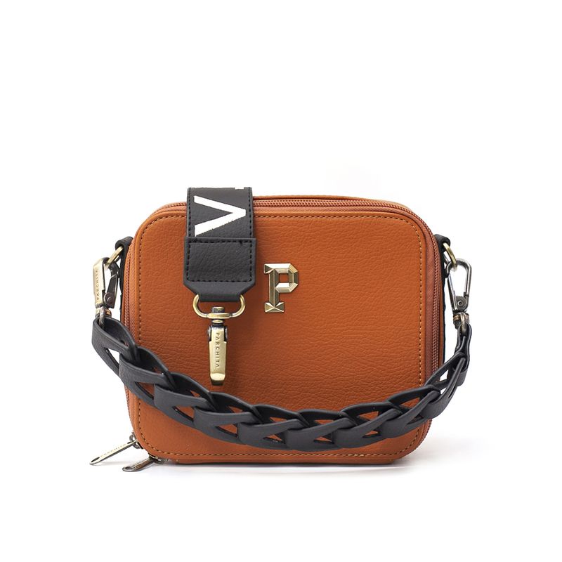 PARCHITA - Bolso Parchita Mujer De hombro Petit Flora Durazno