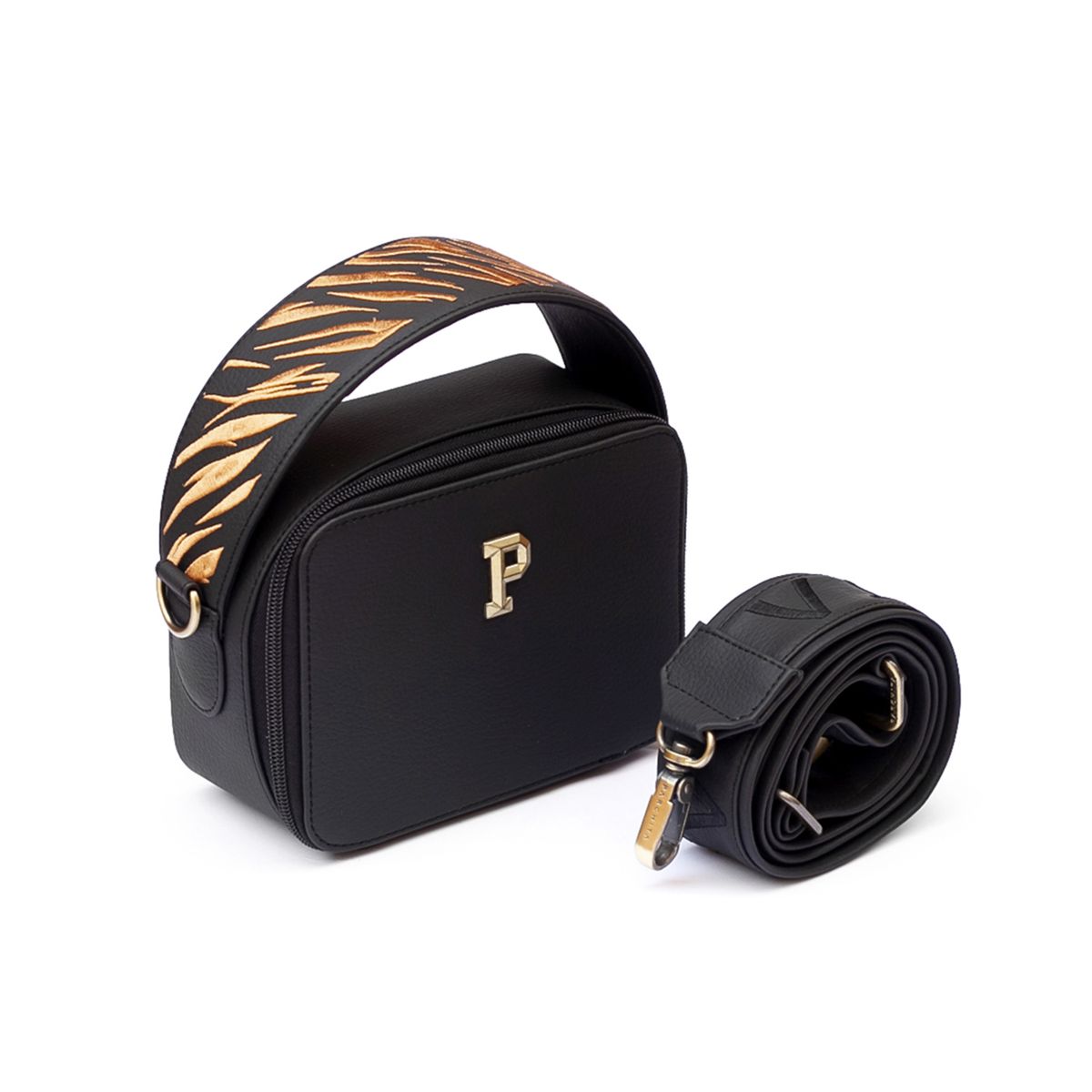 PARCHITA - Bolso Parchita Mujer De Mano Petit vibra  Negro