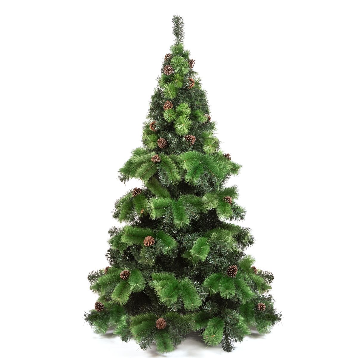 NAVILANDIA - Árbol de Navidad: 225 cm Zurich 918 ramas