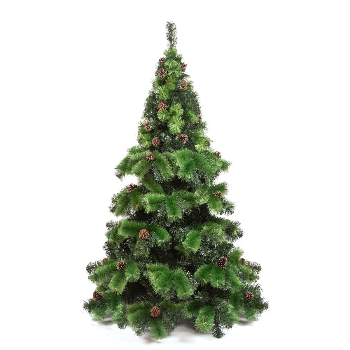 NAVILANDIA - Árbol de Navidad: 260 cm Zurich 1498 ramas