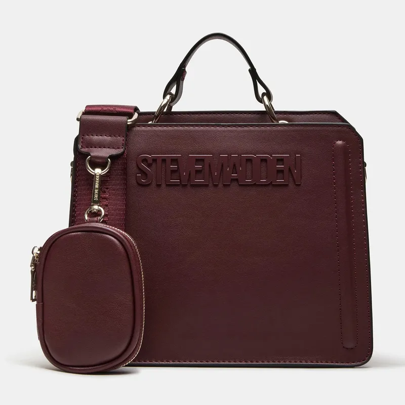 STEVE MADDEN - Bolso Steve Madden para Mujer Bevelyn Vinotinto