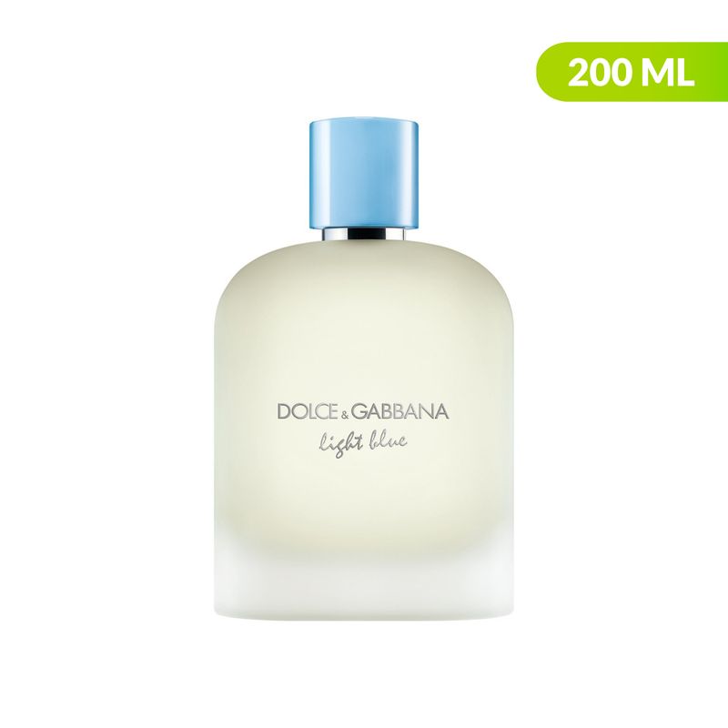 DOLCE&GABBANA - Perfume Hombre Dolce&Gabbana NUEVO Light Blue pour Homme 200 ml Eau de Toilette