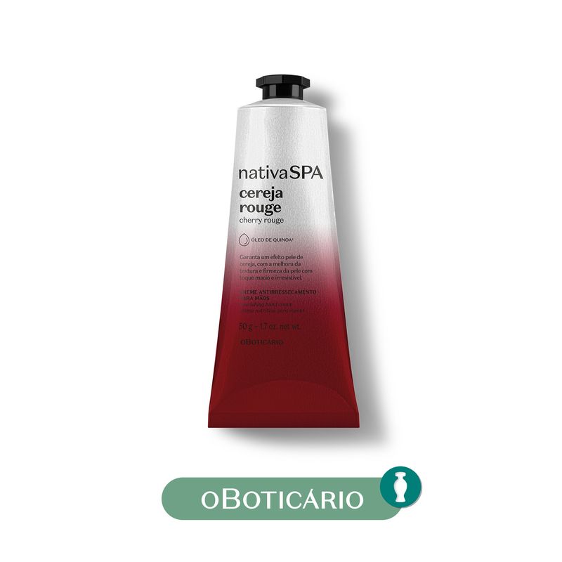 NATIVA SPA - Crema de Manos Nativa Spa Cereja Rouge Para Todo tipo de piel 50g