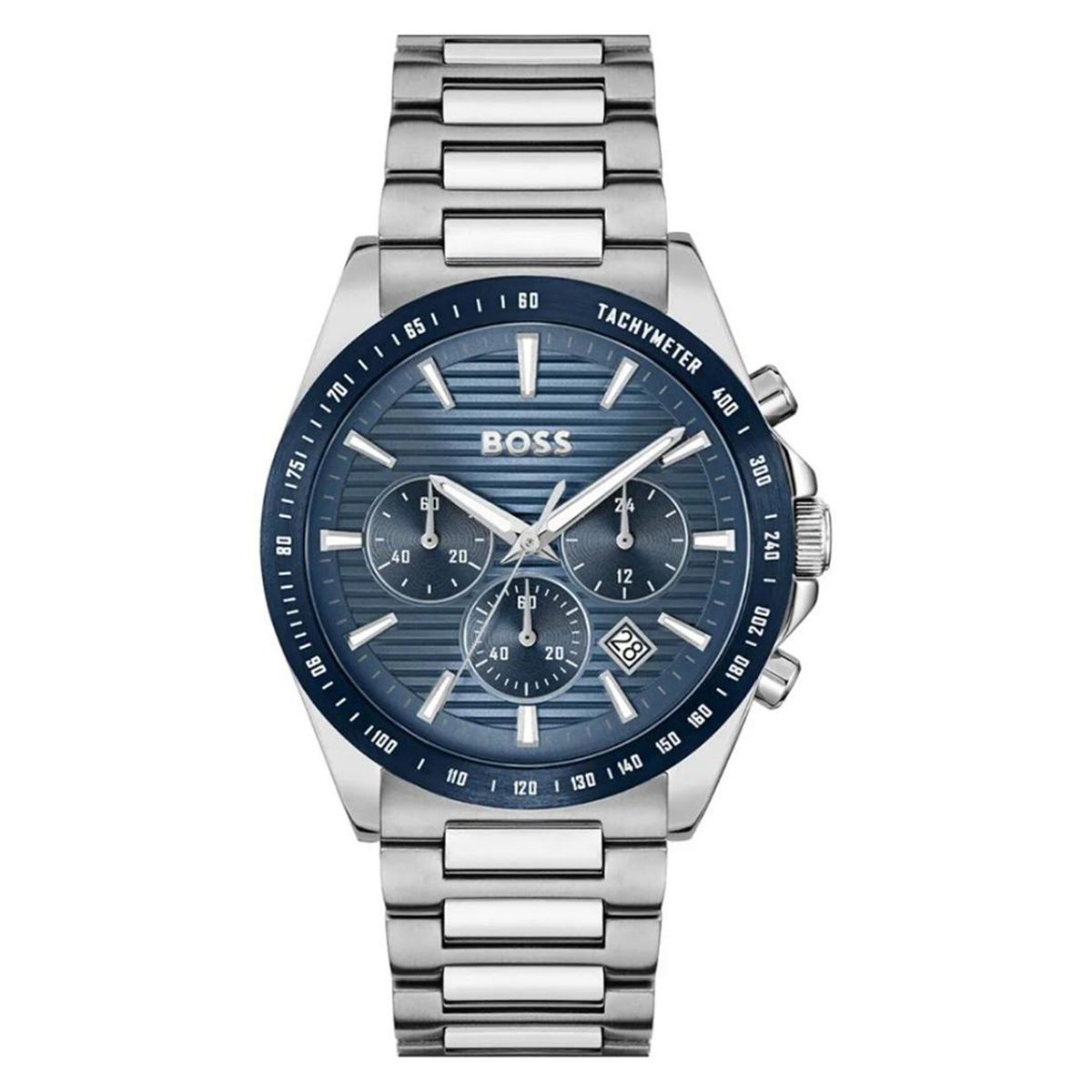 HUGO BOSS - Reloj Hugo Boss Hombre strike . Reloj Acero Inoxidable Plateado
