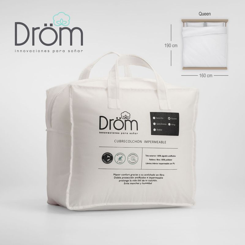 DROM - Protector de colchón Industrial Queen