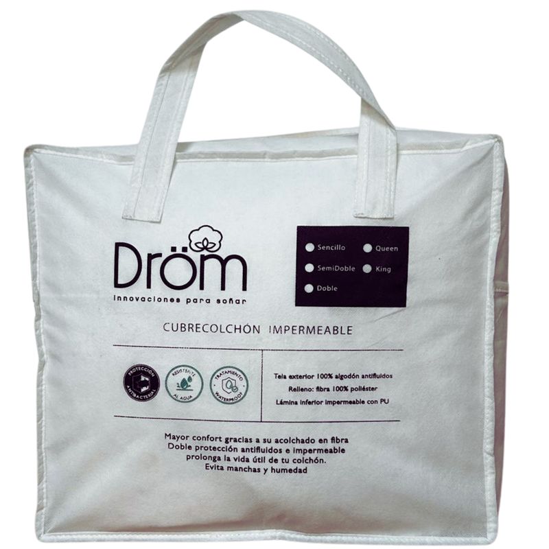 DROM - Protector de colchón Industrial King